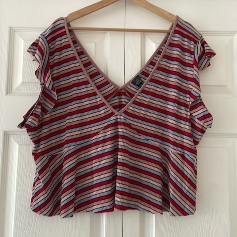 Wild Fable striped crop top
